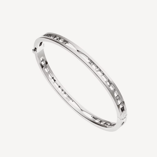 [Rosla Jewelry]ZERO 1 SPIRAL LOGO SILVER BRACELET