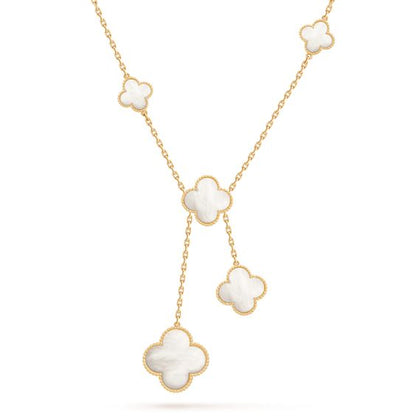 [Rosla Jewelry]CLOVER MOTHER OF PEARL NECKLACE 6 MOTIF