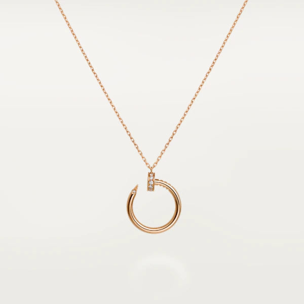 [Rosla Jewelry]JUSTE NECKLACE PINK GOLD