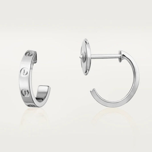 [Rosla Jewelry]LOVE EARRINGS 2.65MM SILVER