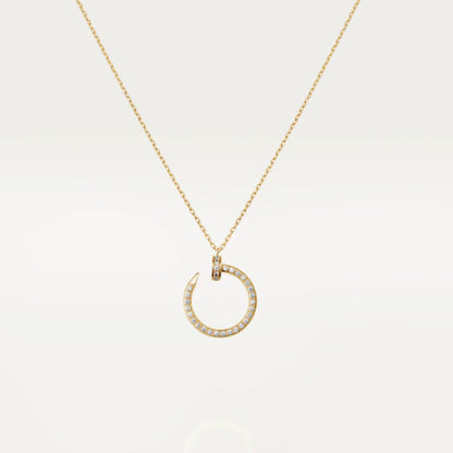 [Rosla Jewelry]JUSTE NECKLACE GOLD DIAMONDS