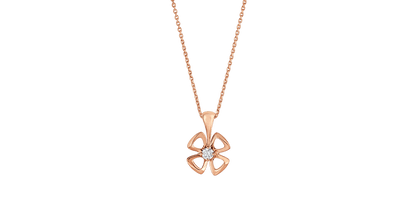 [Rosla Jewelry]FIOREVER NECKLACE DIAMOND CENTER