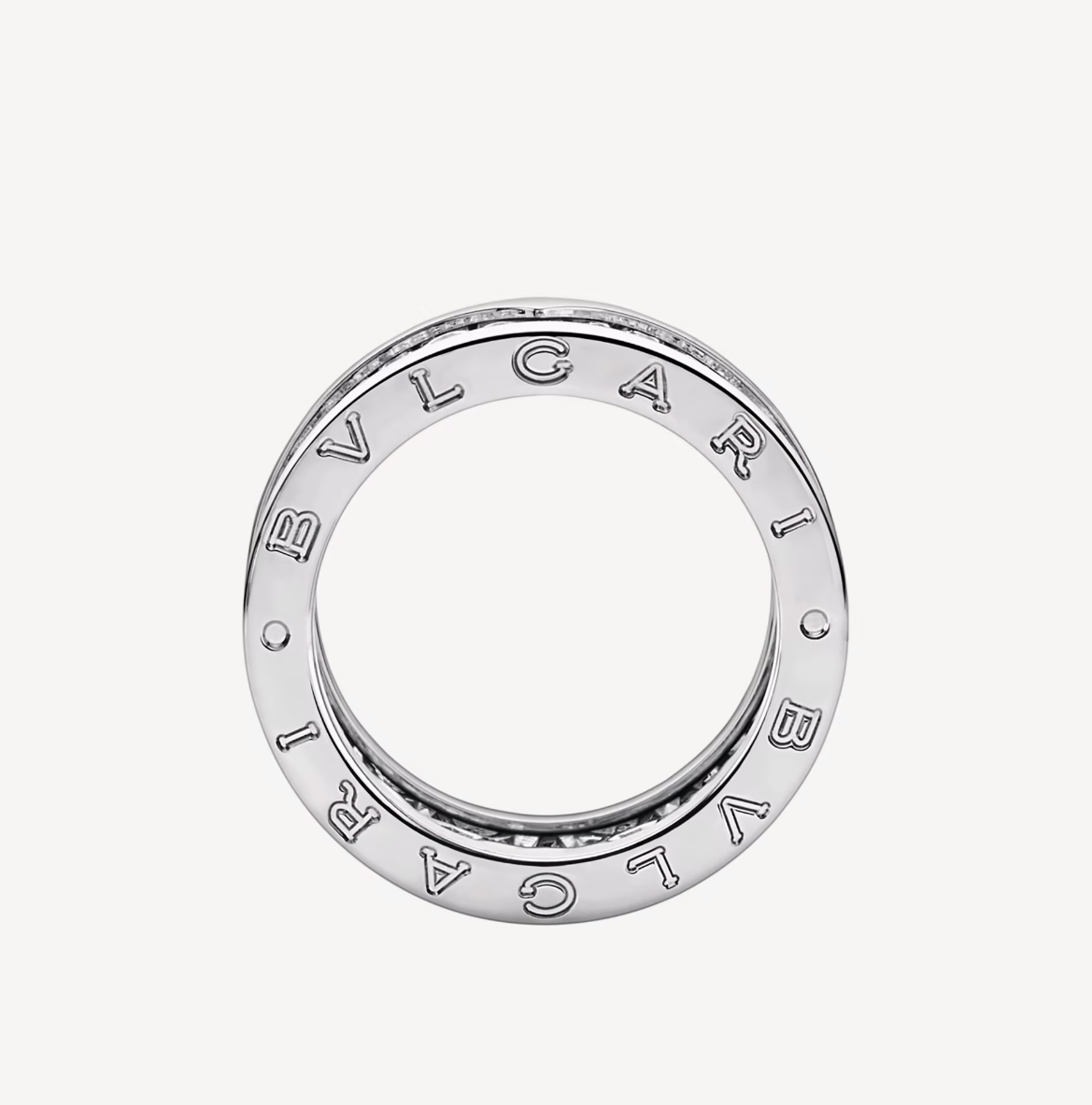 [Rosla Jewelry]ZERO 1 WITH PAVED DIAMONDS ON THE SPIRAL RING