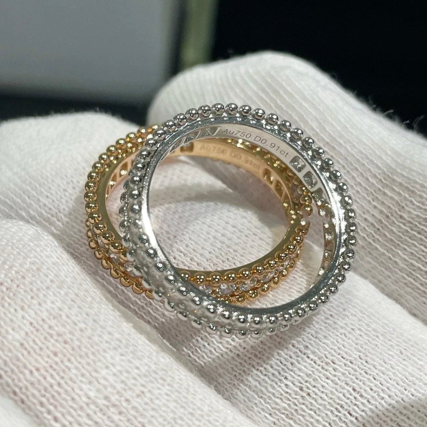 [Rosla Jewelry]PERLEE DIAMOND ROSE GOLD RING