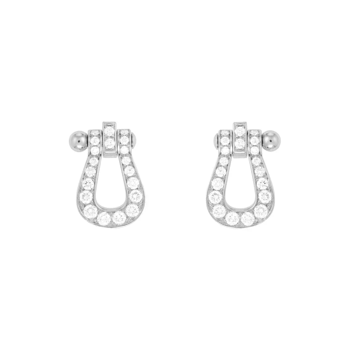 [Rosla Jewelry]FORCE 10 FULL DIAMOND STUD EARRINGS MINI MODEL