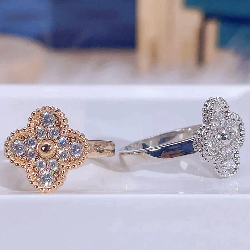 [Rosla Jewelry]CLOVER DIAMOND RING