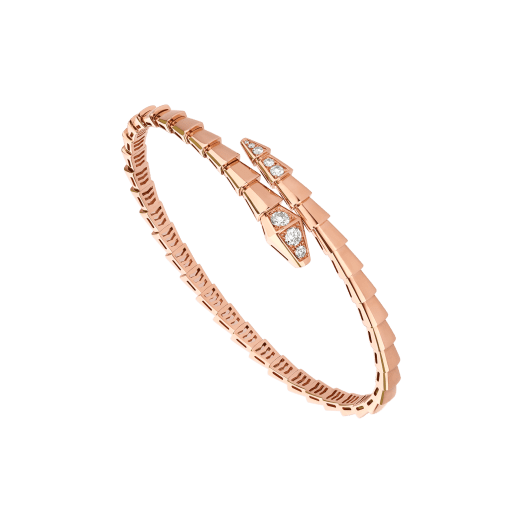 [Rosla Jewelry]SERPENTI BRACELET DIAMONDS PINK GOLD