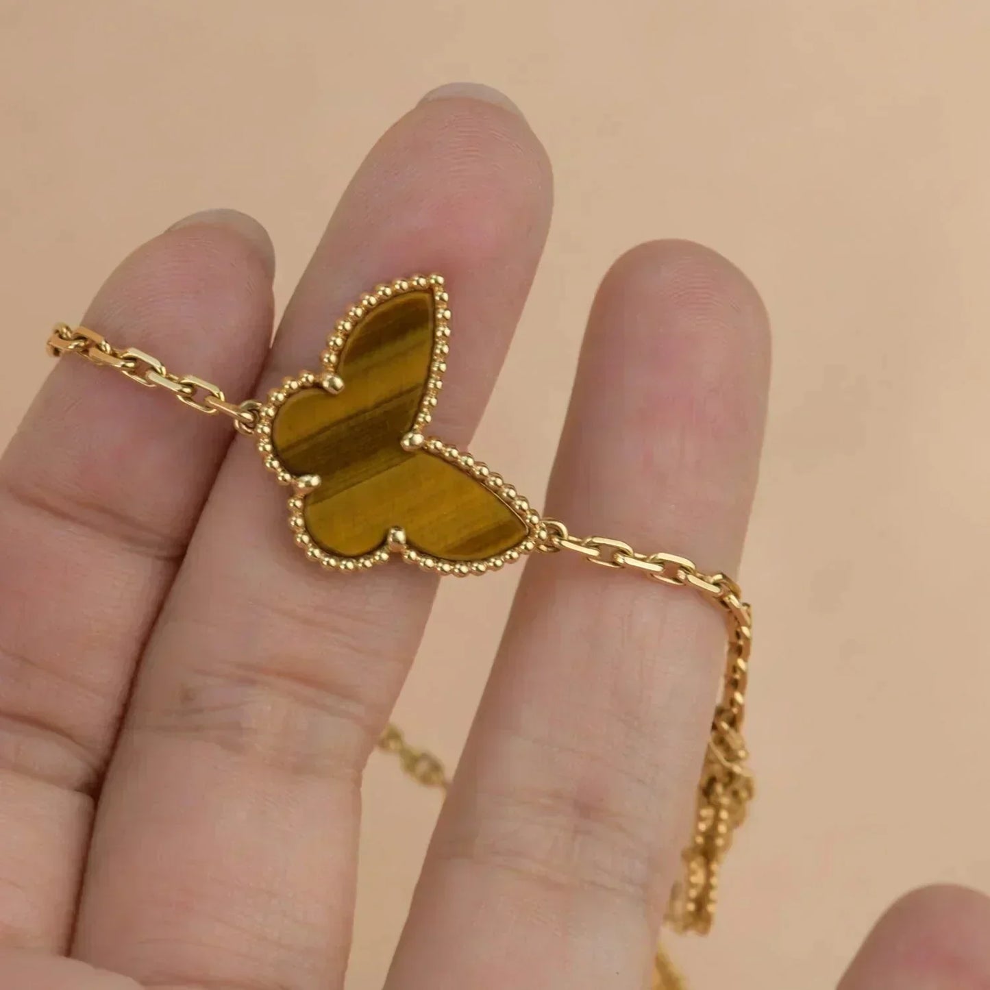 [Rosla Jewelry]LUCKY SPRING 5 MOTIF GOLD BRACELET