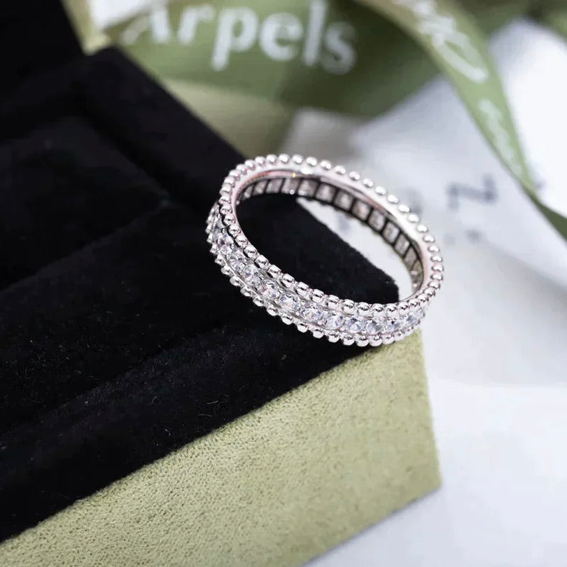 [Rosla Jewelry]PERLEE DIAMOND SILVER RING