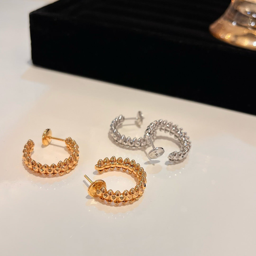 [Rosla Jewelry]CLASH SMALL HOOP EARRINGS