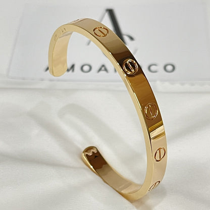 [Rosla Jewelry]LOVE BRACELET 6.1MM OPEN CUFF