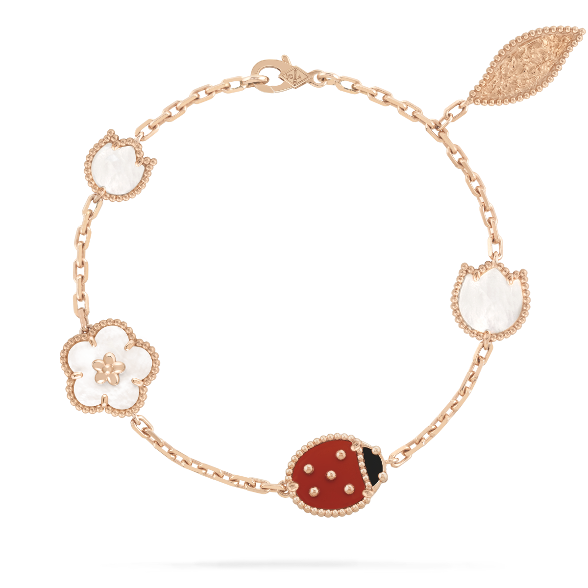 [Rosla Jewelry]LUCKY SPRING 5 MOTIF BRACELET