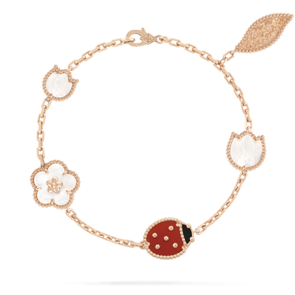 [Rosla Jewelry]LUCKY SPRING 5 MOTIF BRACELET