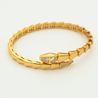 [Rosla Jewelry]SERPENTI BRACELET DIAMONDS PINK GOLD