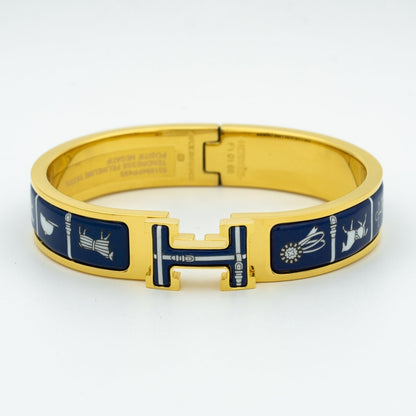 [Rosla Jewelry]H BRACELET BLUE CERAMIC