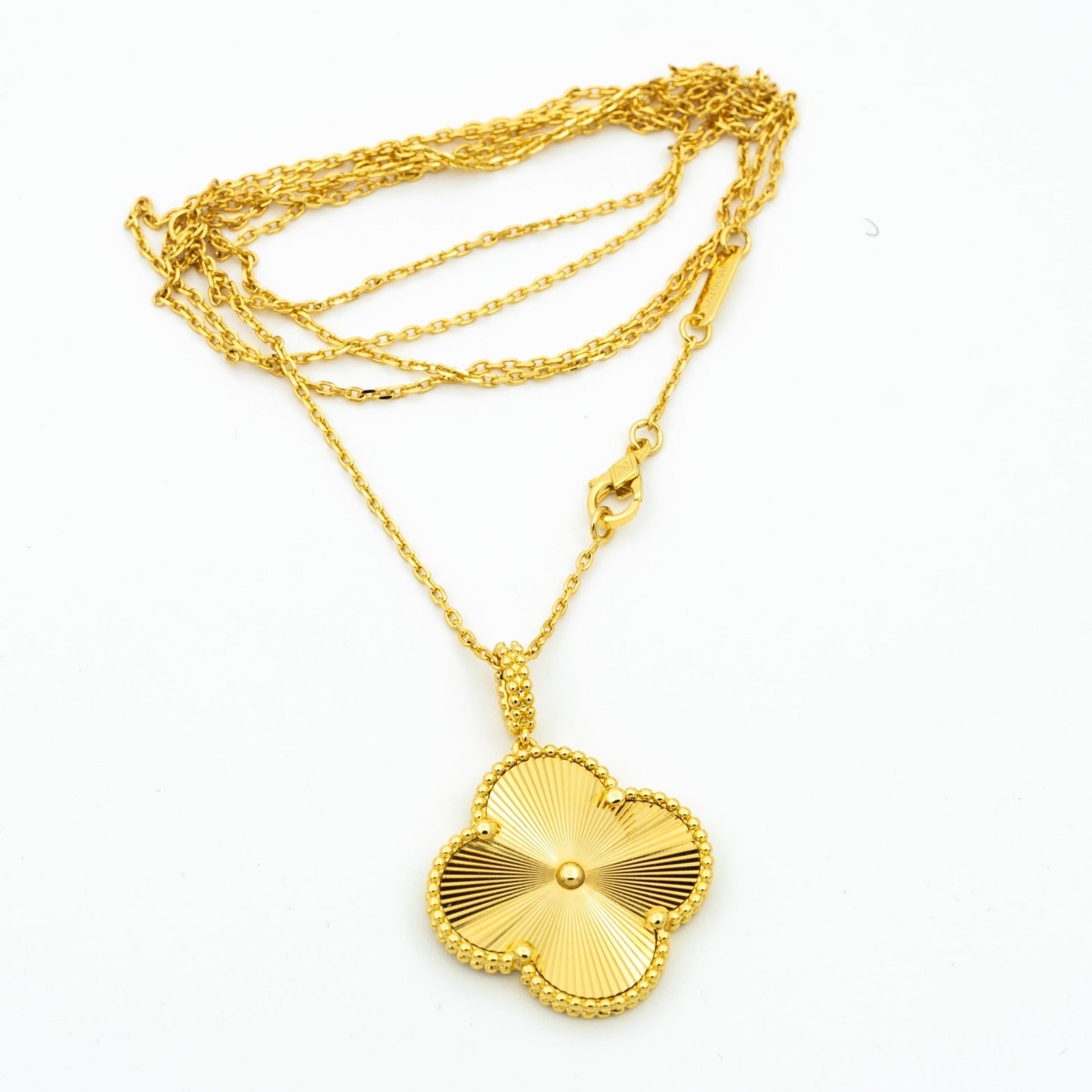 [Rosla Jewelry]CLOVER 25MM PEDANT NECKLACE GOLD