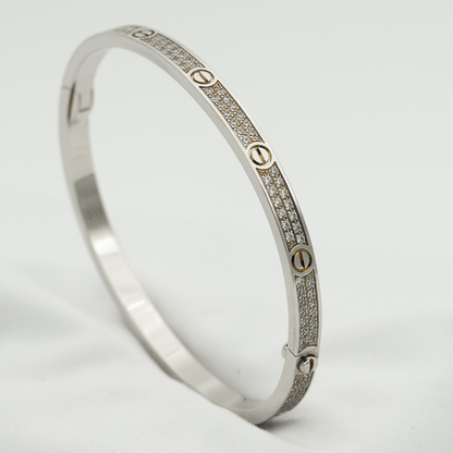 [Rosla Jewelry]LOVE BRACELET 3.65MM DIAMOND-PAVED