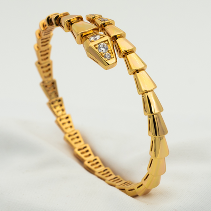 [Rosla Jewelry]SERPENTI BRACELET DIAMONDS PINK GOLD