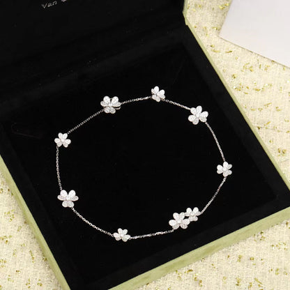 [Rosla Jewelry]FRIVOLE SILVER 9 FLOWERS NECKLACE