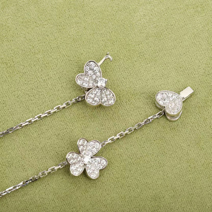 [Rosla Jewelry]FRIVOLE SILVER 9 FLOWERS NECKLACE