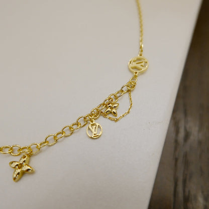 [Rosla Jewelry]BLOOMING SUPPLE NECKLACE BRASS