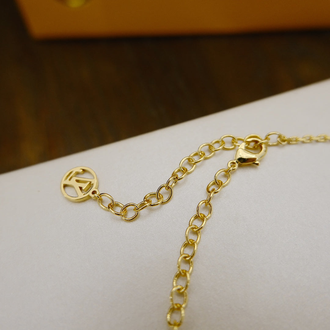 [Rosla Jewelry]BLOOMING SUPPLE NECKLACE BRASS