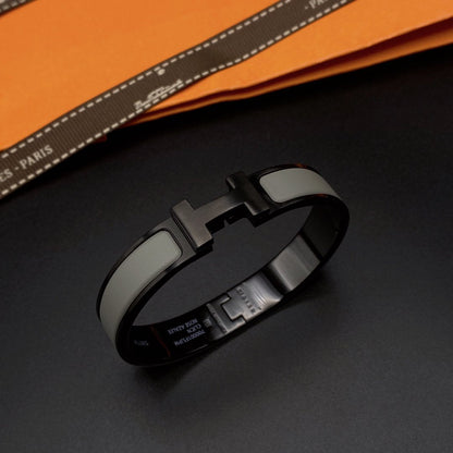 [Rosla Jewelry]CLIC HM SO BLACK GREY BRACELET