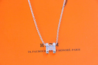 [Rosla Jewelry]HM NECKLACE H LETTER OVAL SERIES