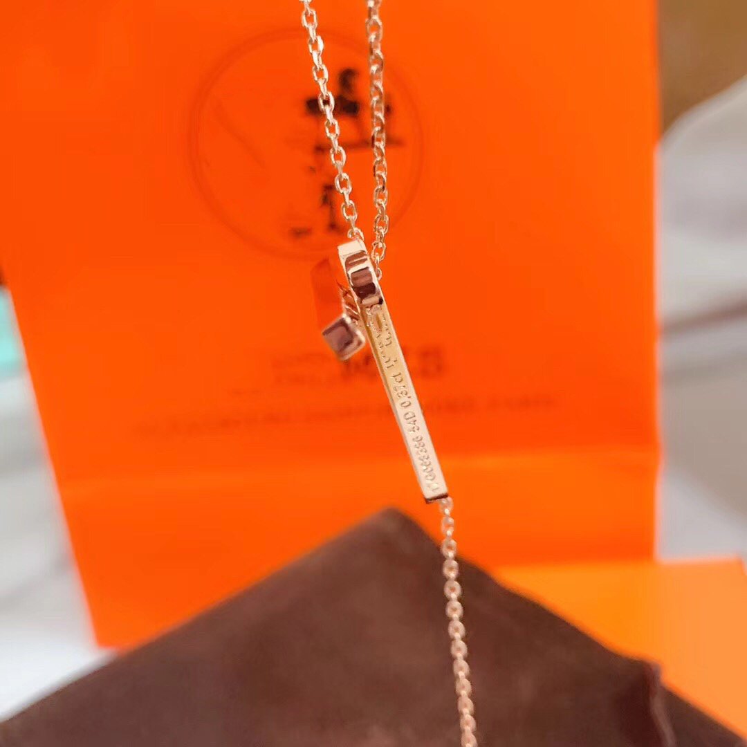 [Rosla Jewelry]HM NECKLACE PLATINUM ROSE GOLD DIAMOND