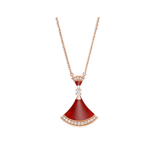 [Rosla Jewelry]DREAM NECKLACE CARNELIAN DIAMOND