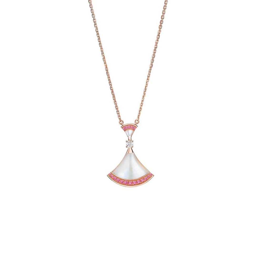 [Rosla Jewelry]DREAM NECKLACE MOP PINK DIAMOND