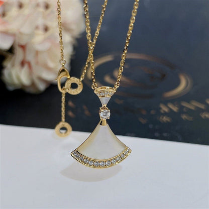 [Rosla Jewelry]DREAM NECKLACE MOP GOLD DIAMOND