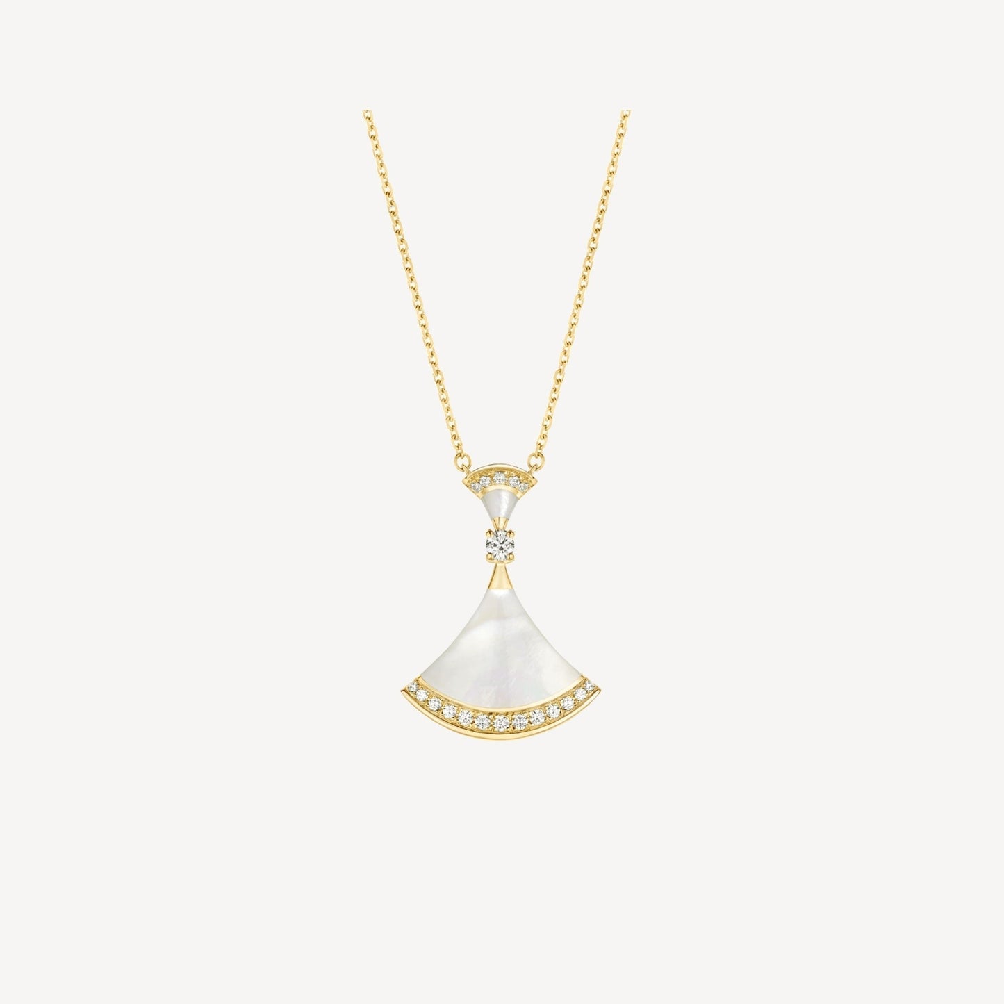 [Rosla Jewelry]DREAM NECKLACE MOP GOLD DIAMOND