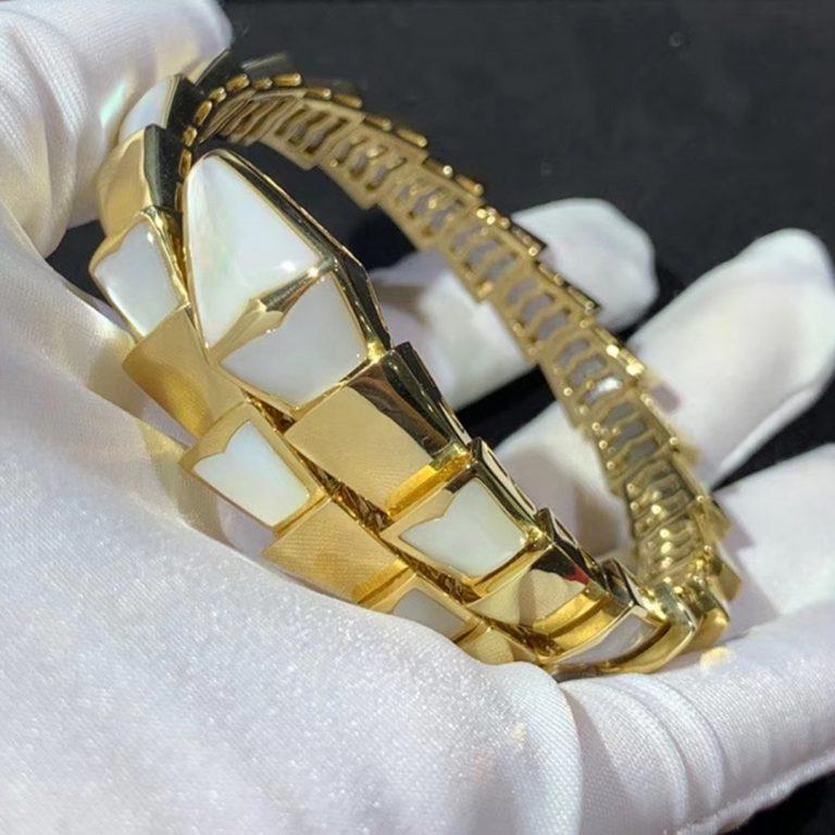 [Rosla Jewelry]SERPENTI BRACELET MOP GOLD