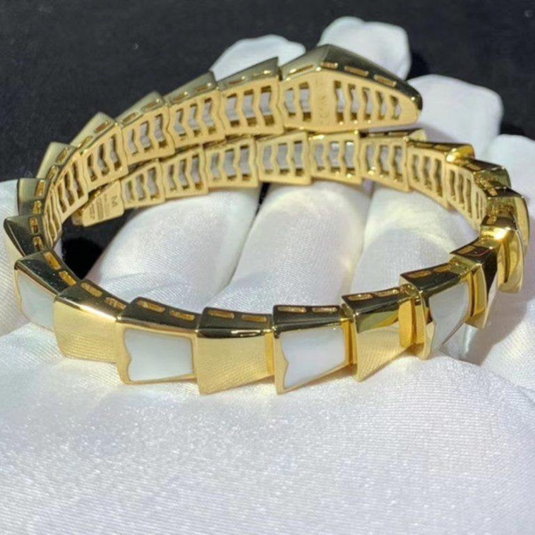 [Rosla Jewelry]SERPENTI BRACELET MOP GOLD