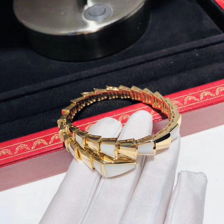 [Rosla Jewelry]SERPENTI BRACELET MOP GOLD