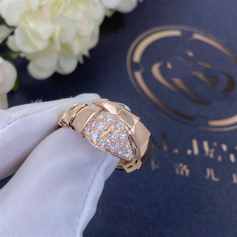 [Rosla Jewelry]SERPENTI RING PINK GOLD DIAMOND