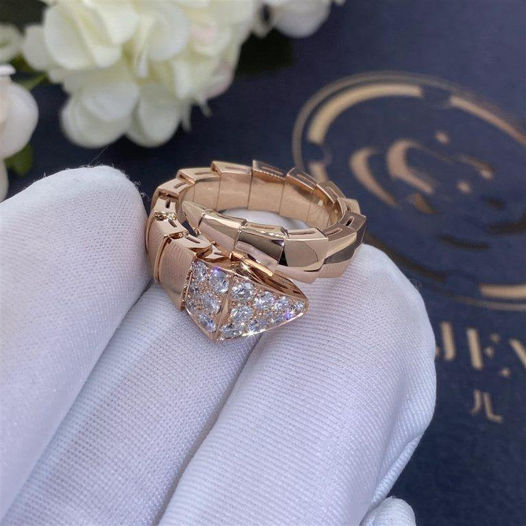 [Rosla Jewelry]SERPENTI RING PINK GOLD DIAMOND