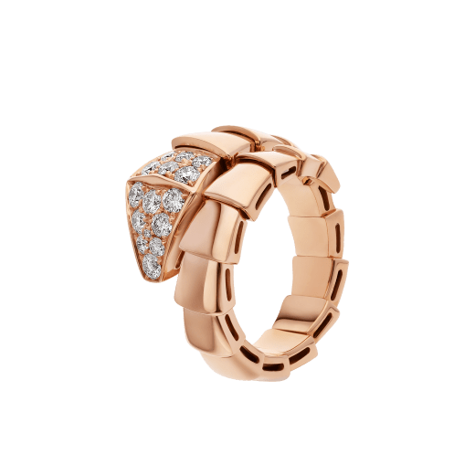 [Rosla Jewelry]SERPENTI RING PINK GOLD DIAMOND