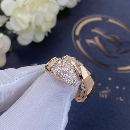 [Rosla Jewelry]SERPENTI RING PINK GOLD DIAMOND