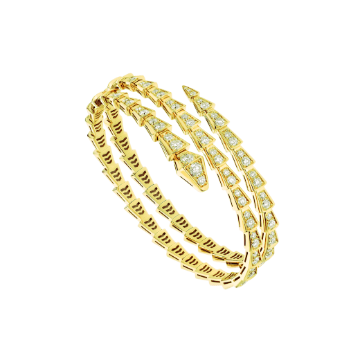 [Rosla Jewelry]SERPENTI BRACELET GOLD DIAMOND DOUBLE ROW