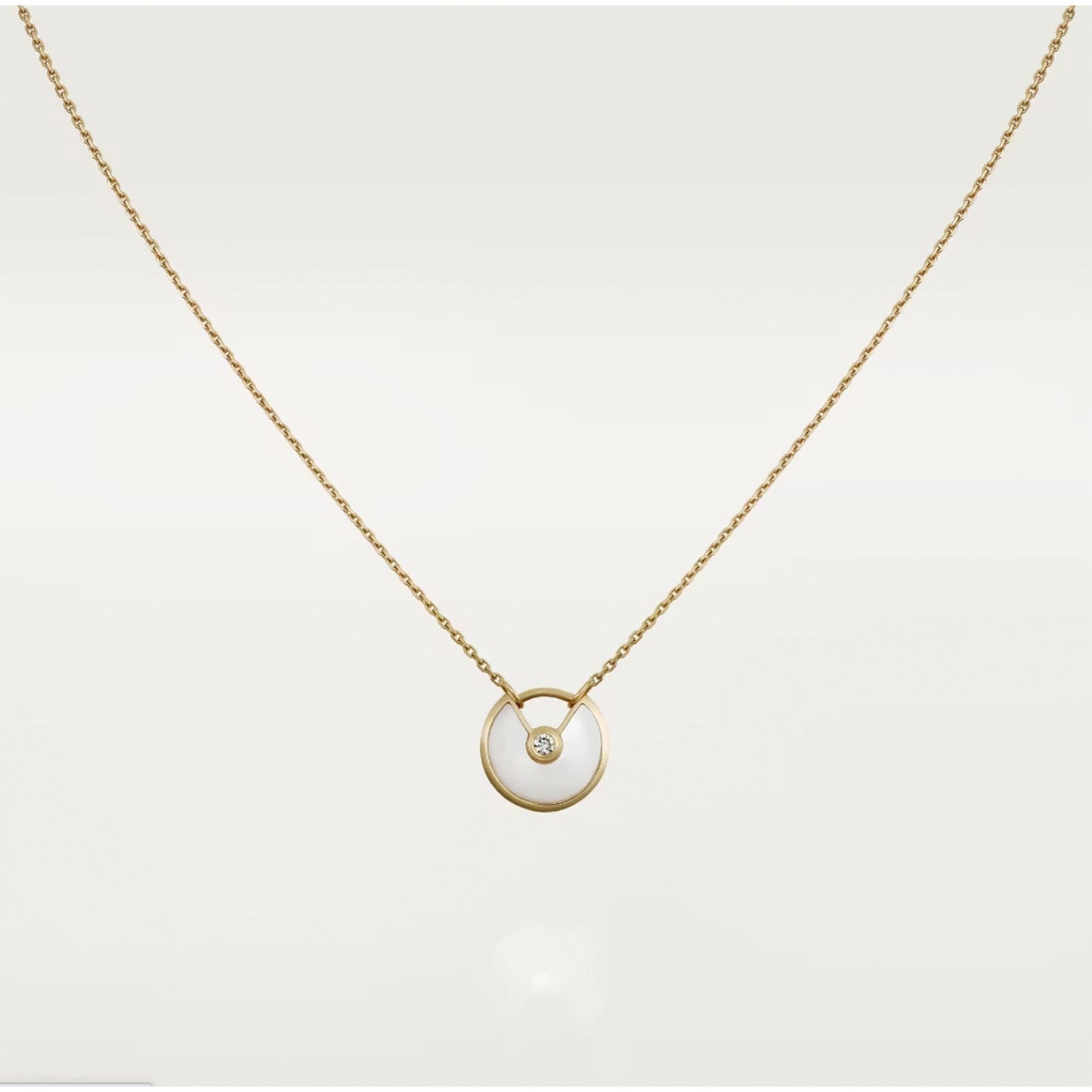 [Rosla Jewelry]AMULETTE ROSE GOLD MOP NECKLACE