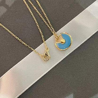 [Rosla Jewelry]AMULETTE GOLD TURQUOISE NECKLACE