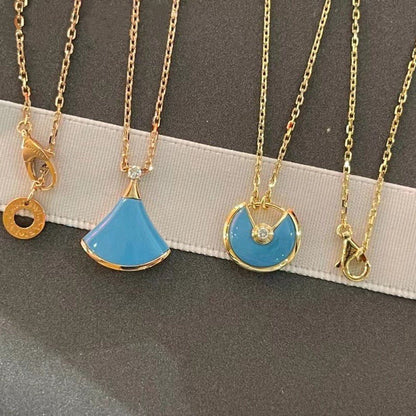 [Rosla Jewelry]AMULETTE GOLD TURQUOISE NECKLACE