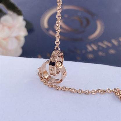 [Rosla Jewelry]LOVE BRACELET DOUBLE RING