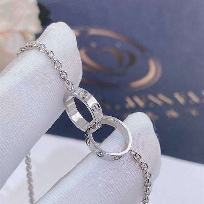 [Rosla Jewelry]LOVE BRACELET DOUBLE RING