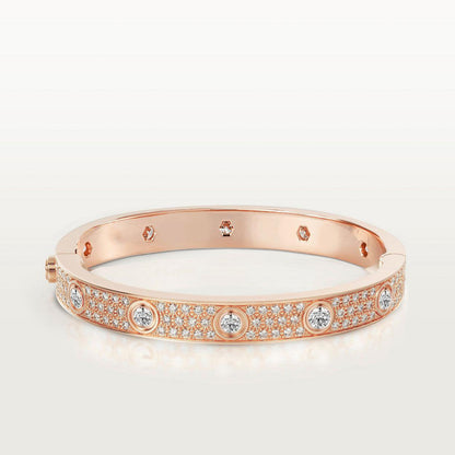 [Rosla Jewelry]LOVE BRACELET 6.1MM DIAMOND-PAVED 10 BIG DIAMONDS