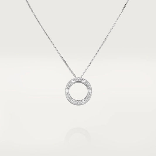 [Rosla Jewelry]LOVE NECKLACE ADJUSTABLE SILVER