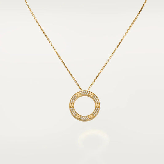 [Rosla Jewelry]LOVE NECKLACE ADJUSTABLE ROSE GOLD