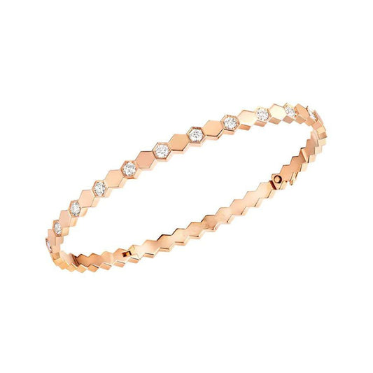 [Rosla Jewelry]BEE LOVE PINK GOLD DIAMOND BRACELET